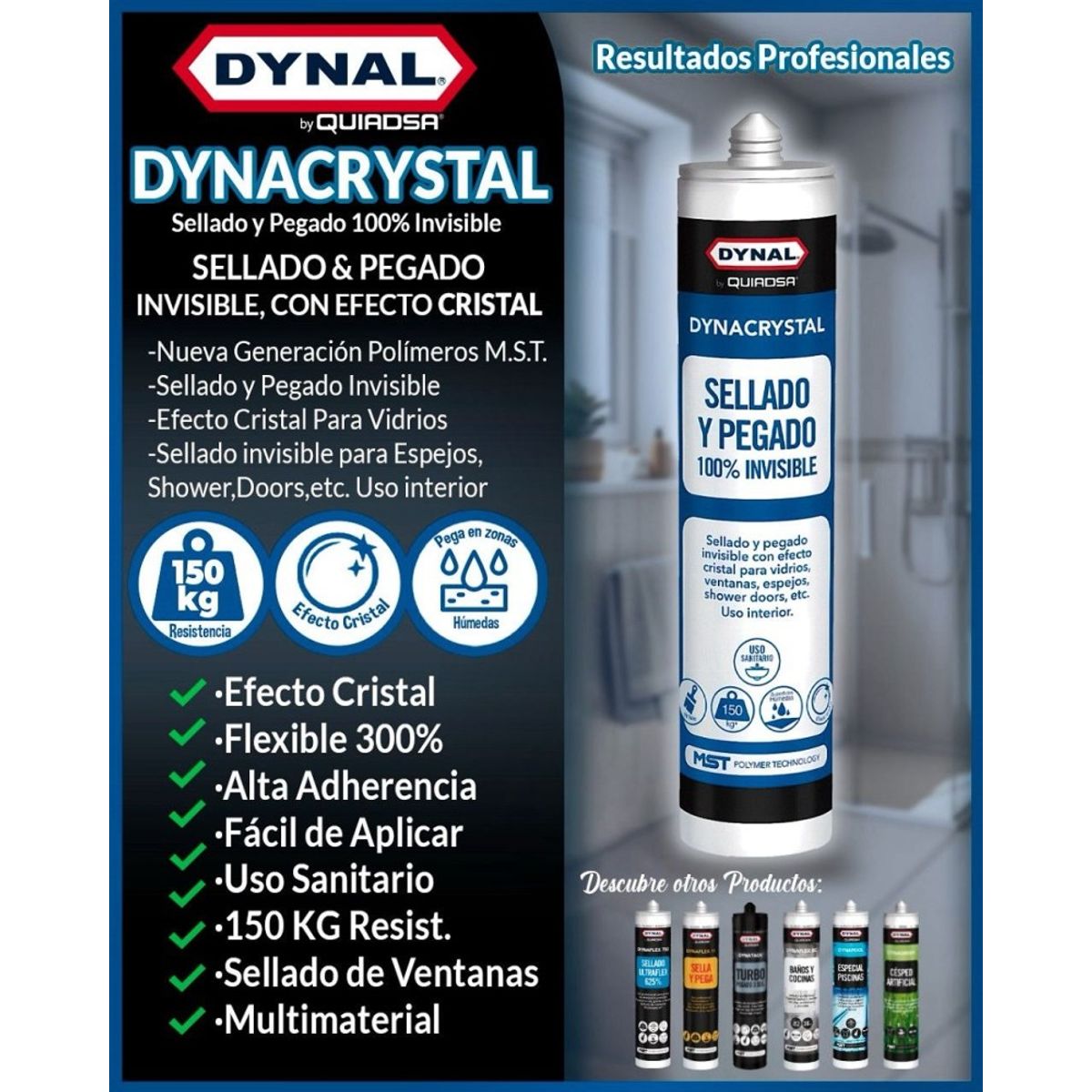 GENERICO - DYNACRYSTAL  INVISIBLE POMO 290 ML