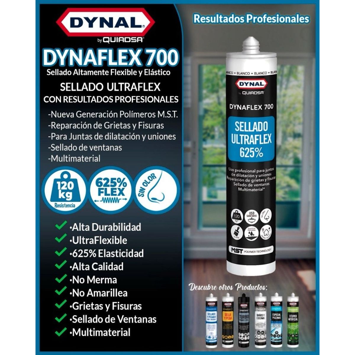 GENERICO - DYNAFLEX 700 ULTRAFLEX BLANCO POMO 290 ML