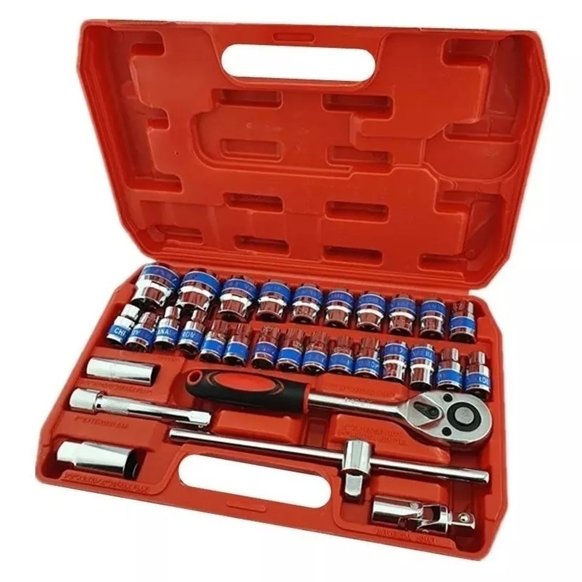 GENERICO - Juego De Dados Cuadrante 1/2 Pulgada 32 Piezas