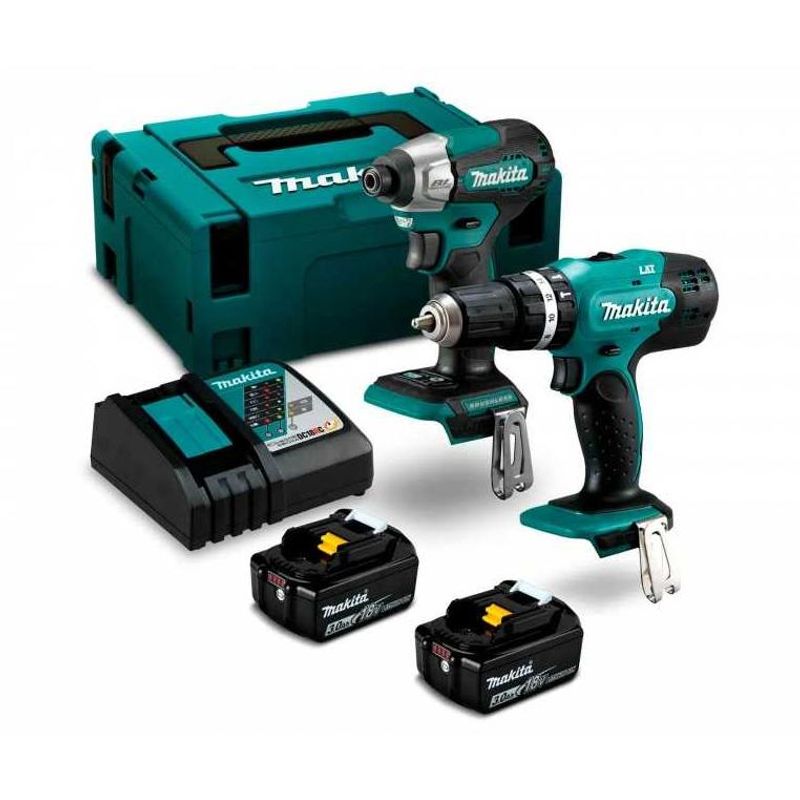 MAKITA - KIT MAKITA DTD157RFJ118V ATORNILLADOR +TALADRO +2BAT 3AH +C