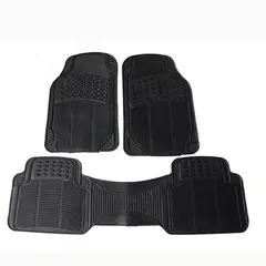GENERICO - Alfombra Piso De Goma Auto Universal 3 Piezas Camello