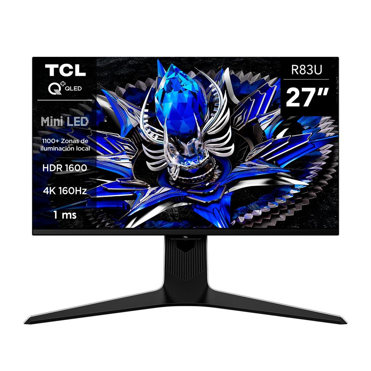 TCL - Monitor Gamer TCL 27" R83U 160Hz 4K QD-MiniLED 1ms