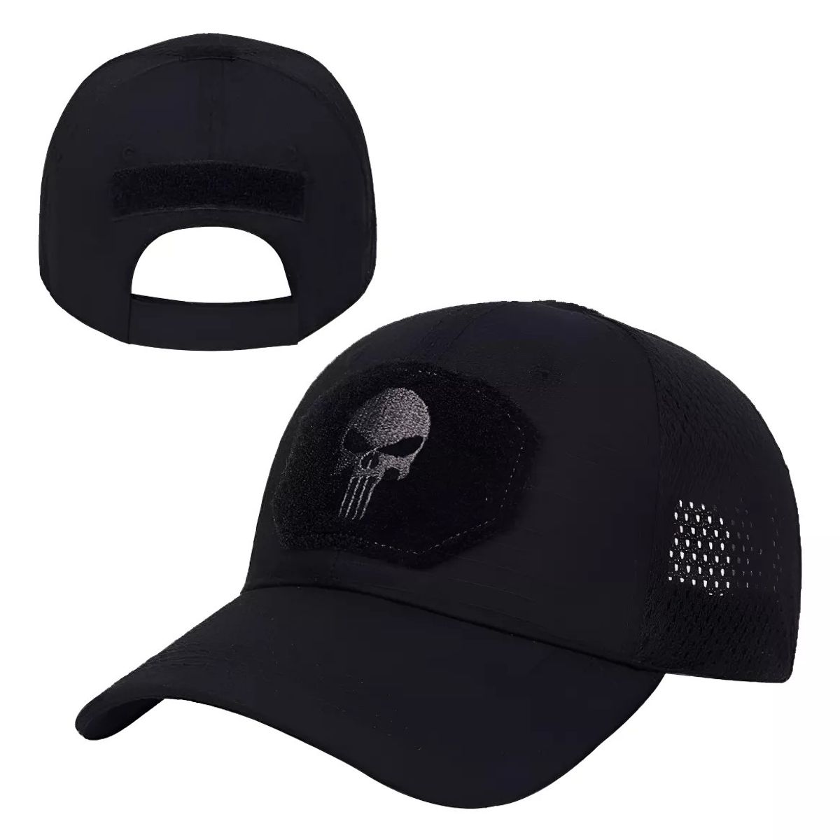 GENERICO - Gorra Jockey Logo Calavera Táctica Airsof