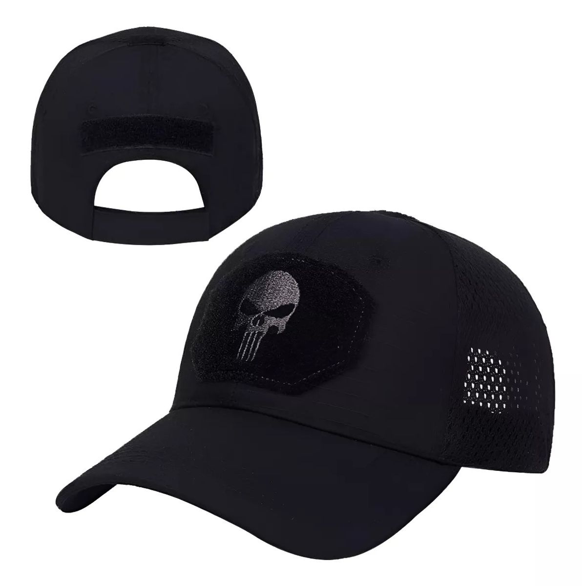 GENERICO - Gorra Jockey Logo Calavera Táctica Airsof