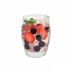 CRISTAR - Set 6 Vasos de Vidrio Dubai Rocks 359 ml Transparente