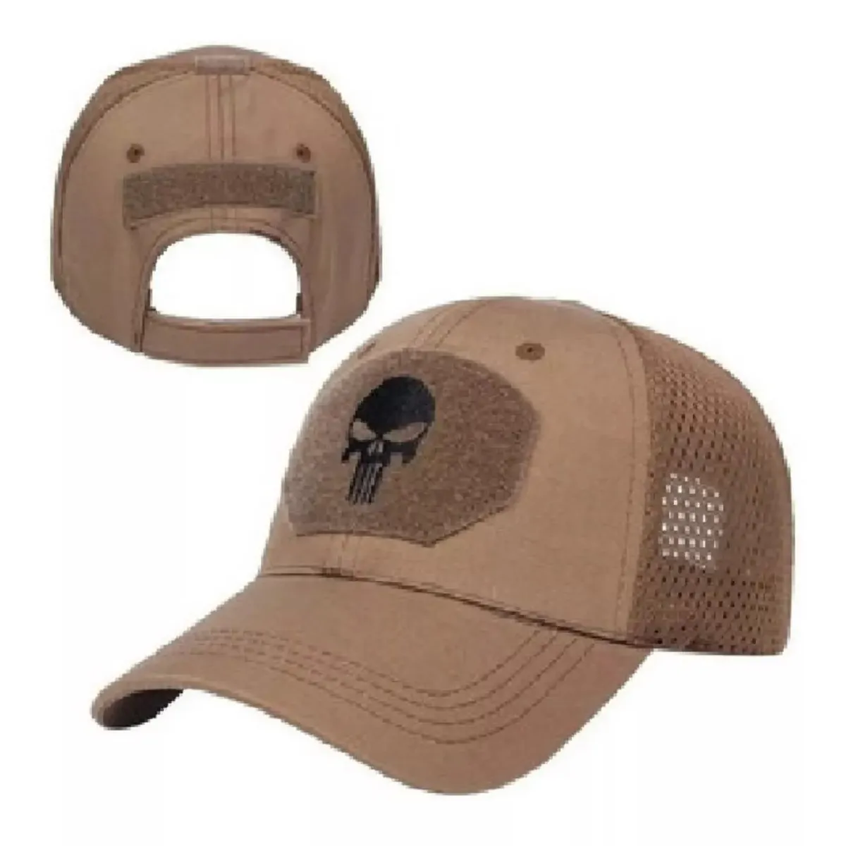 GENERICO - Gorra Jockey Logo Calavera Táctica Airsof