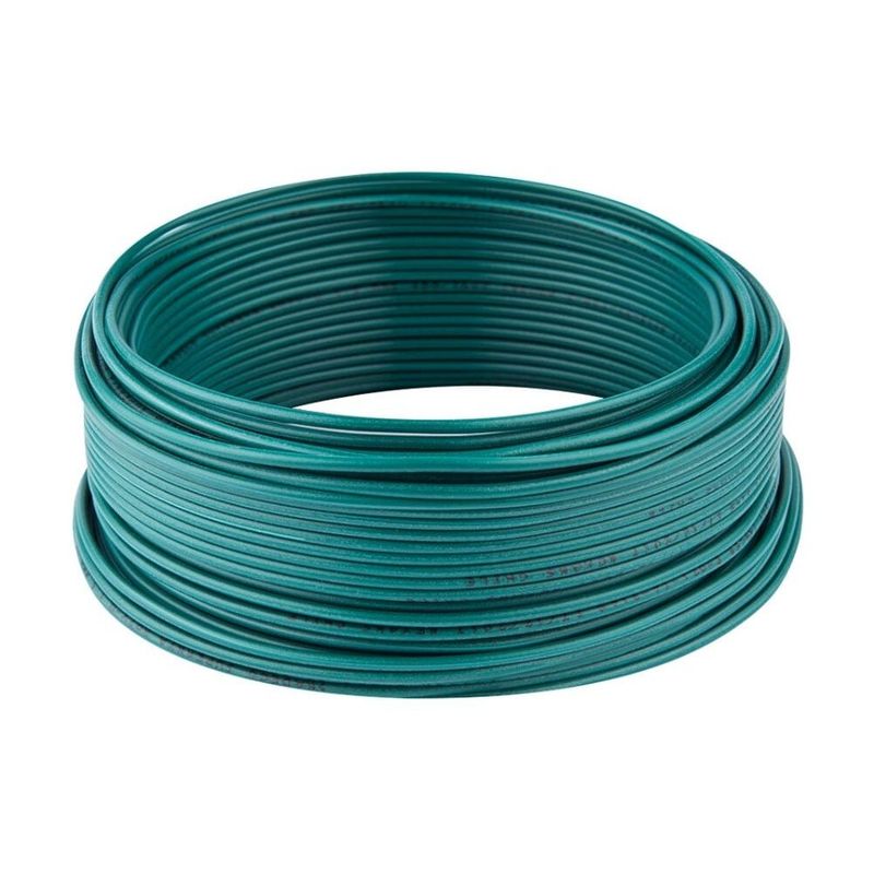 GENERICO - Alambre NYA 1x2.5mm 750V Rollo 100 Metros, Verde