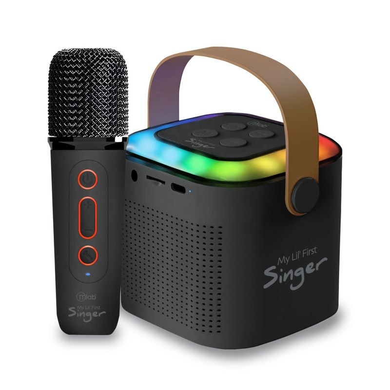 MLAB - Parlante Karaoke Rgb Con Micrófono Inalámbrico Negro - SC