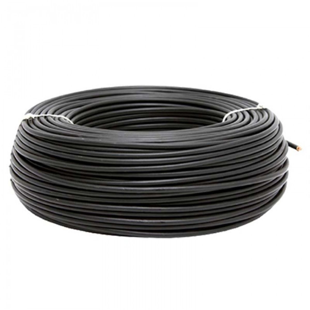 Alambre NYA 1x2.5mm 750V Rollo 100 Metros, Negro, marca GENERICO - Foto Principal