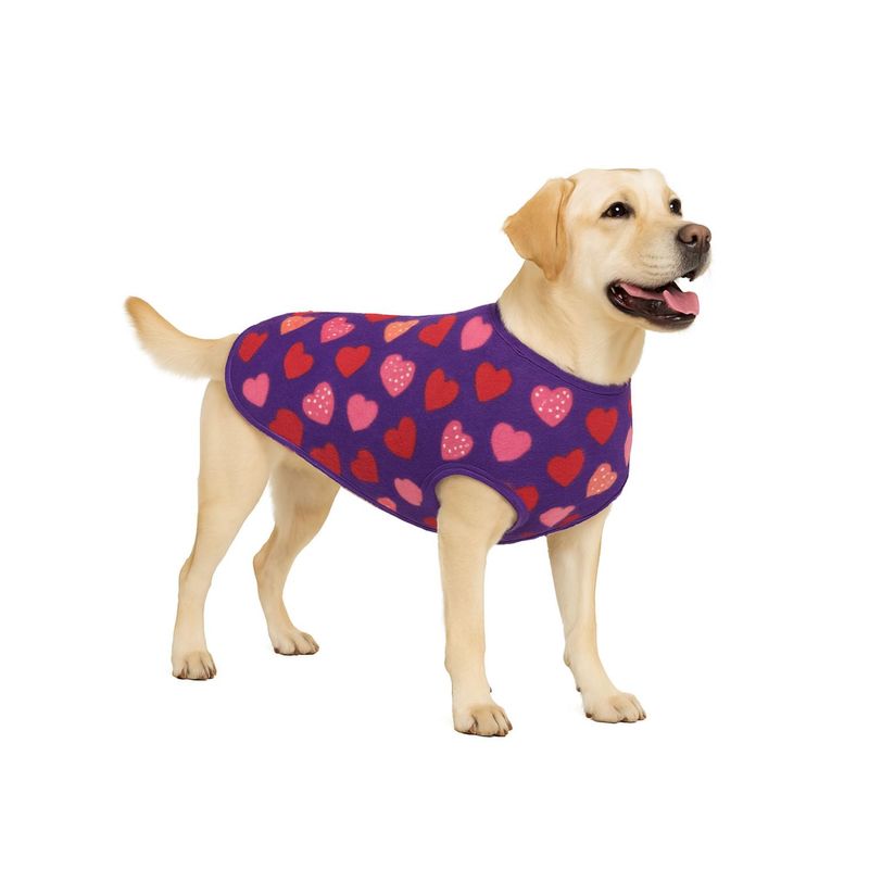 GENERICO - Capa de Polar para perro talla 7XL 87 CM Labrador, Golden - Rosa - 7XL