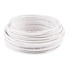 GENERICO - Alambre NYA 1x2.5mm 750V Rollo 100 Metros, Blanco