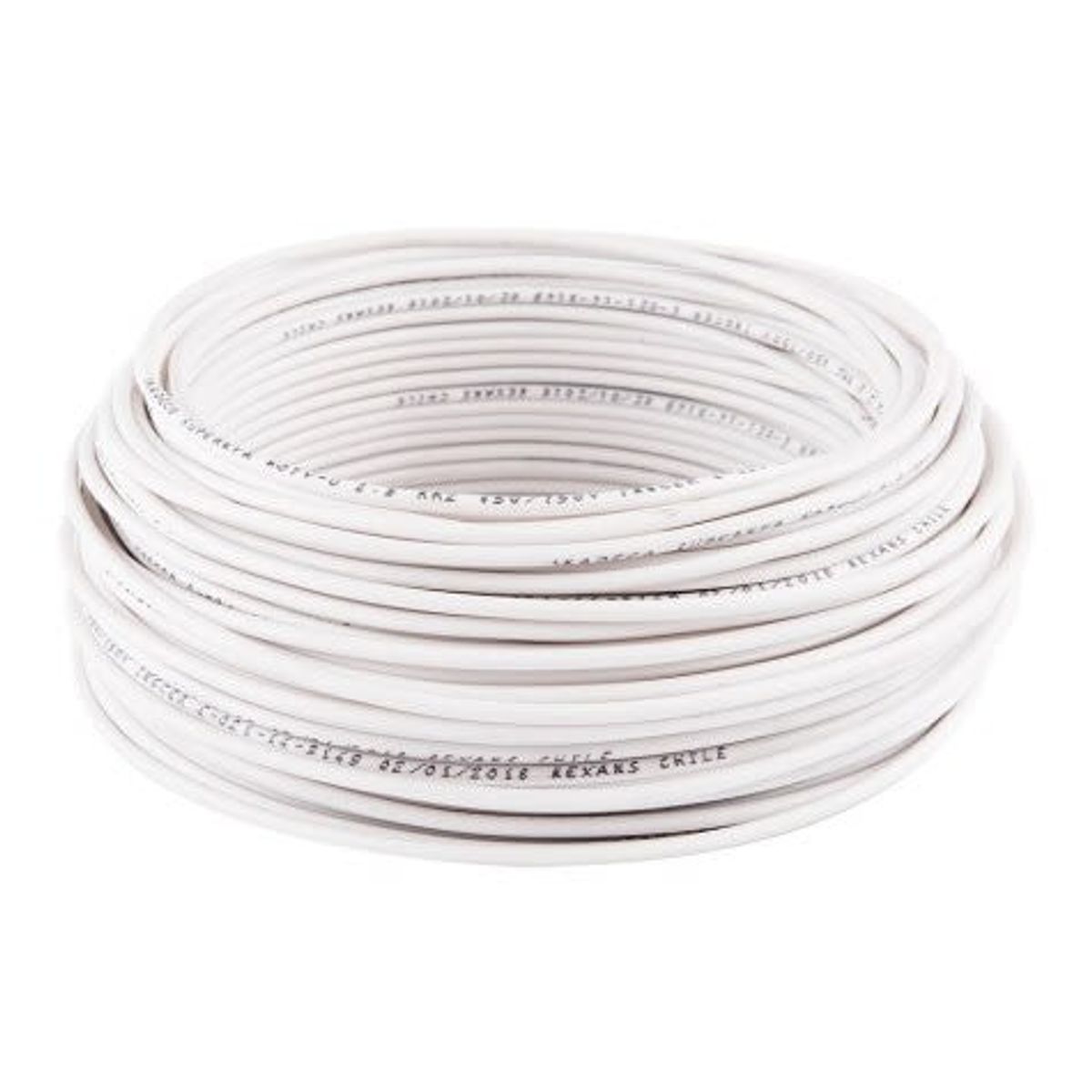 Alambre NYA 1x1.5mm 750V Rollo 100 Metros, Blanco, marca GENERICO - Foto Principal