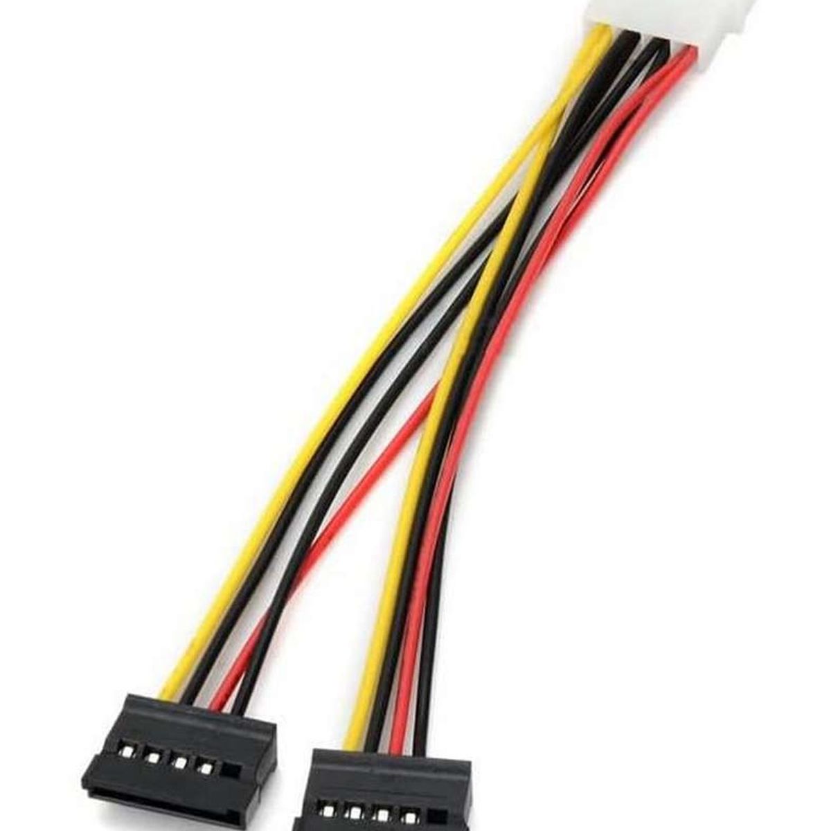 GEN - Cable Adaptador Splitter Molex 2x1 Sata Disco Pc Ssd Notebook Hembra Macho