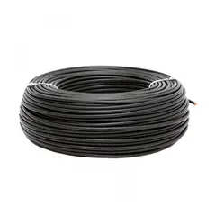 GENERICO - Alambre NYA 1x1.5mm 750V Rollo 100 Metros, Negro