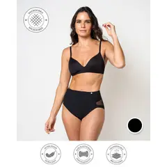 UNICA LINGERIE - CALZÓN CONTROL BAJO EN MICROFIBRA COMPRESIÓN MEDIA SIN DEMARCACIÓN
