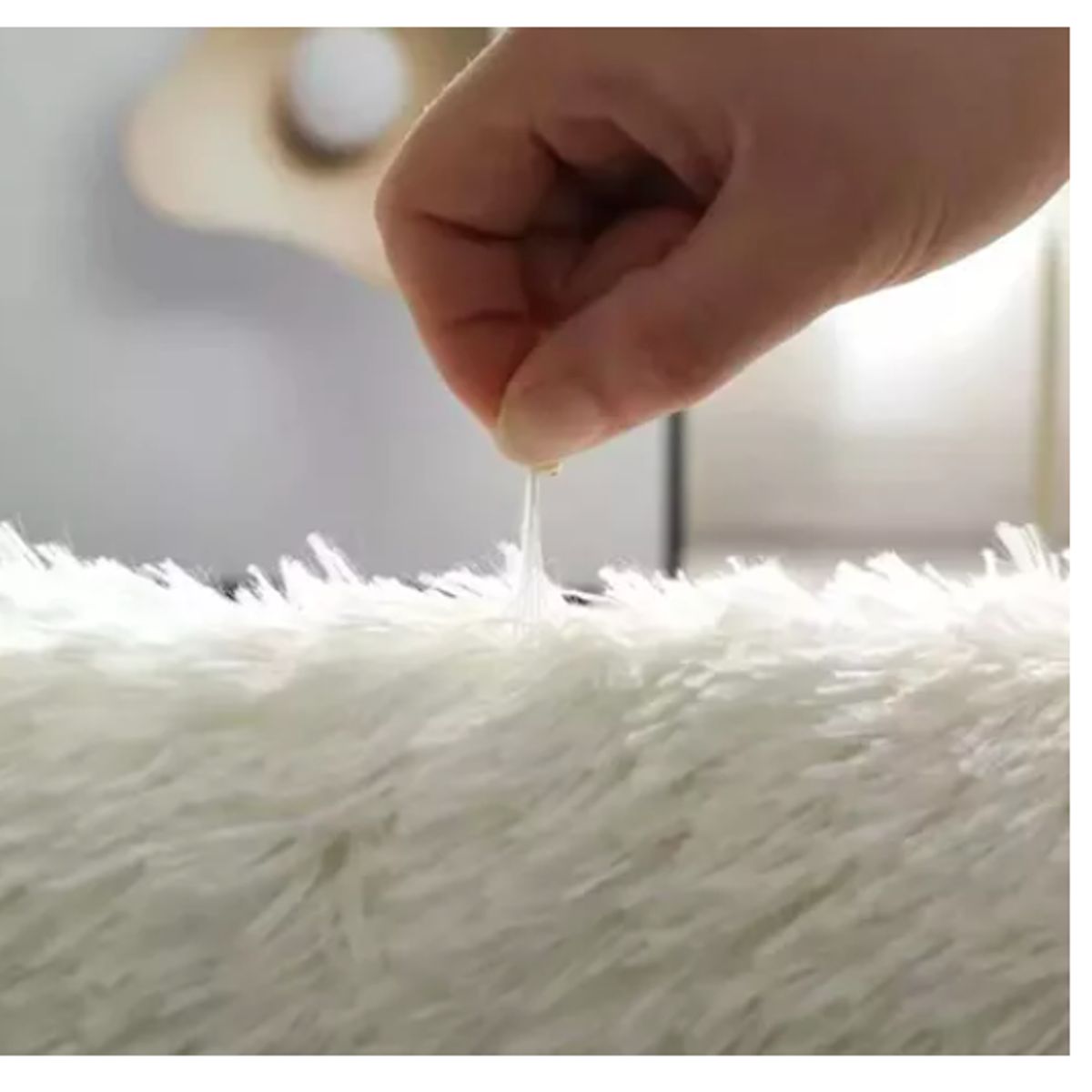 GENERICO - Alfombras Peludas 200x240cm Varios Colores Antideslizante