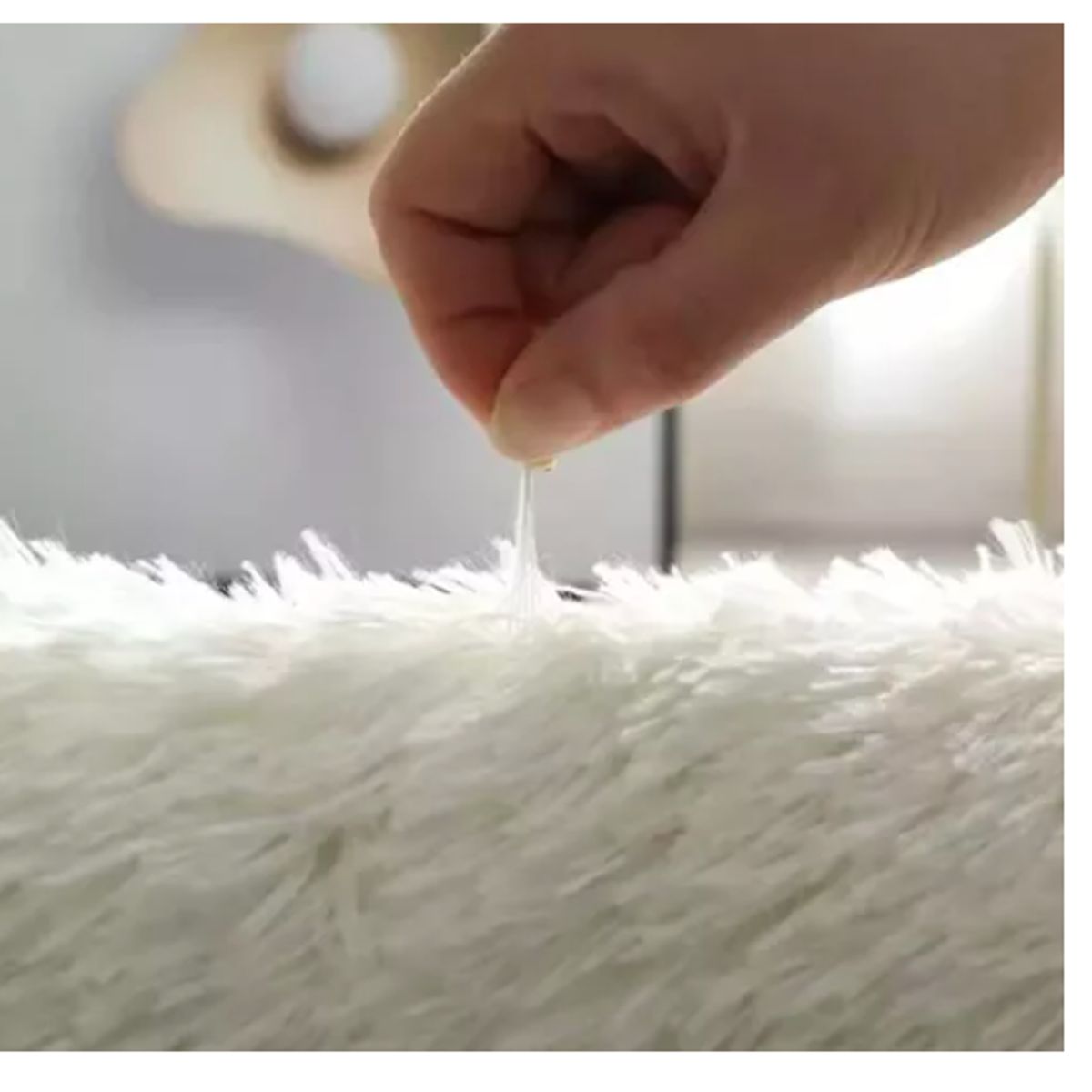 GENERICO - Alfombras Peludas 200x240cm Varios Colores Antideslizante