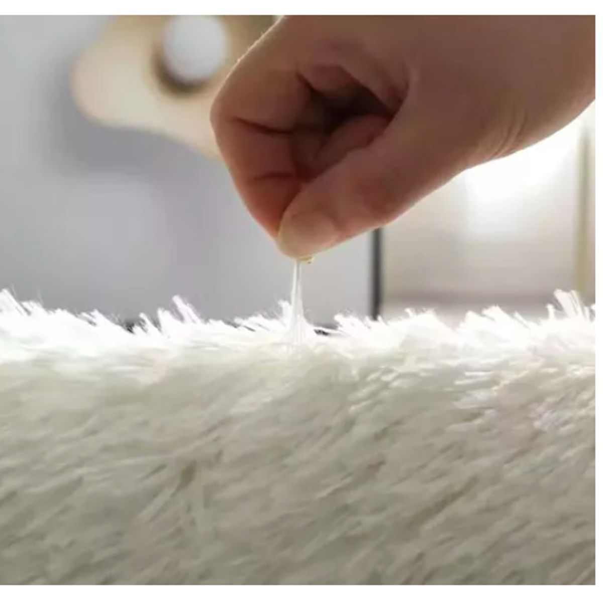 GENERICO - Alfombras Peludas 200x240cm Varios Colores Antideslizante