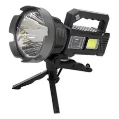 IMPORTCLICK - Linterna Luz LED COB 100 Watt Exteriores Recargable - Negro