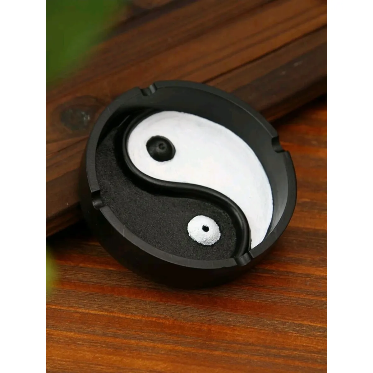 MROTTO - Cenicero de Cerámica Ying Yang Adorno y Regalo
