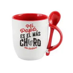 GENERICO - Tazón con cuchara y frases chilenas
