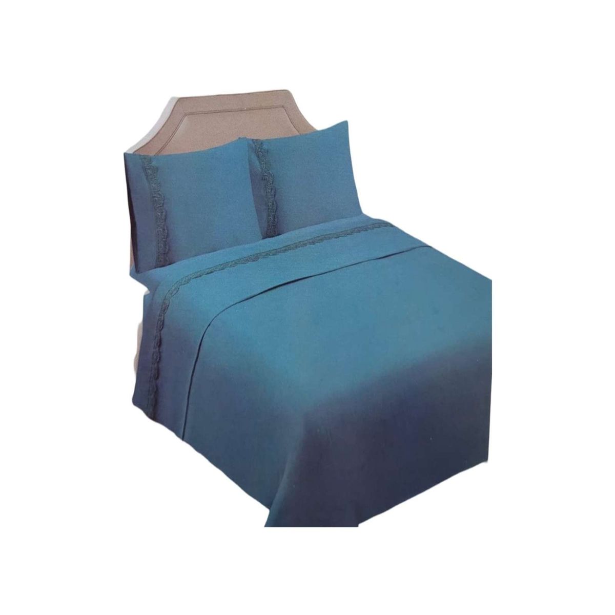 GENERICO - SABANAS 200 HILOS KING AZUL