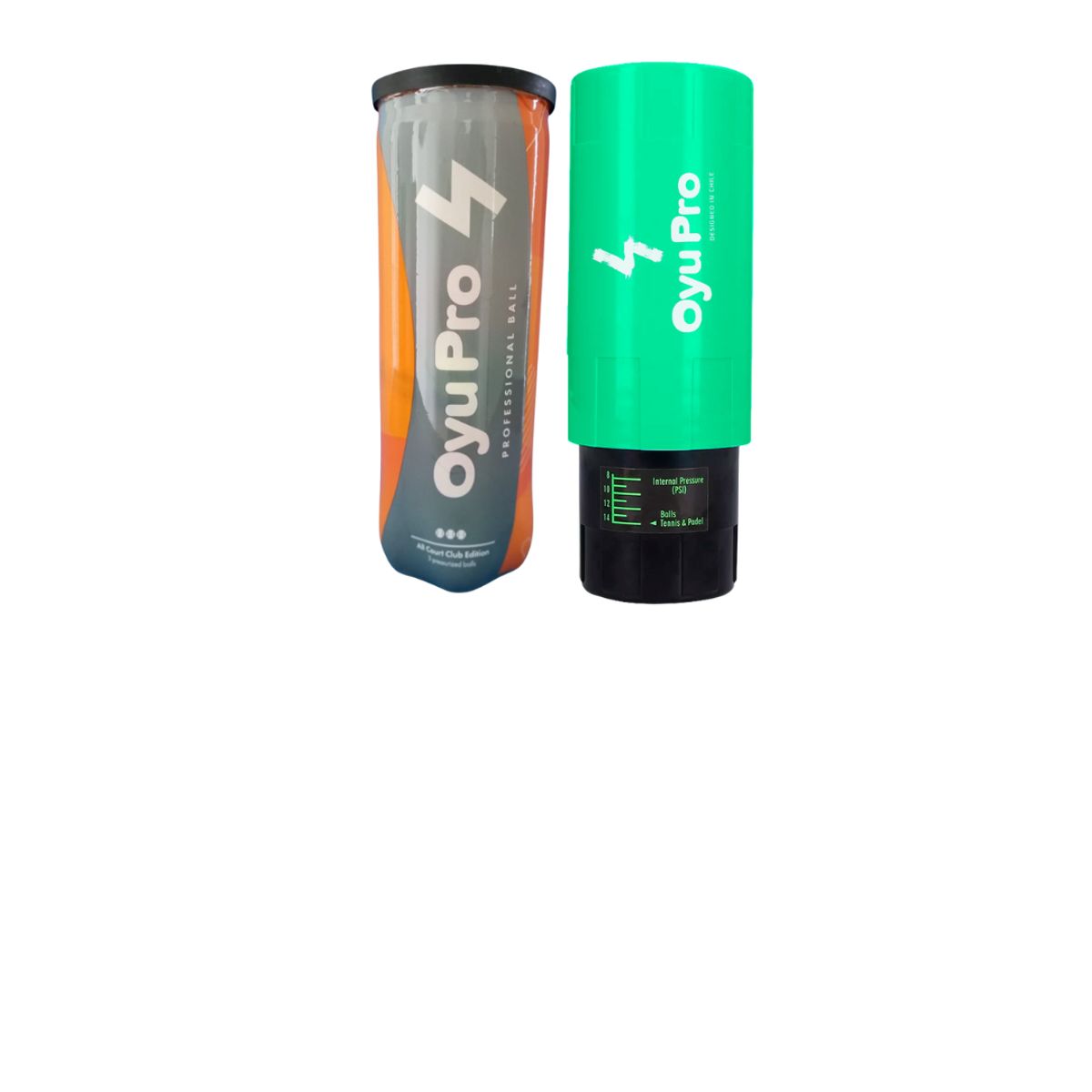 OYU PRO - Presurizador Verde + tarro de pelotas padel