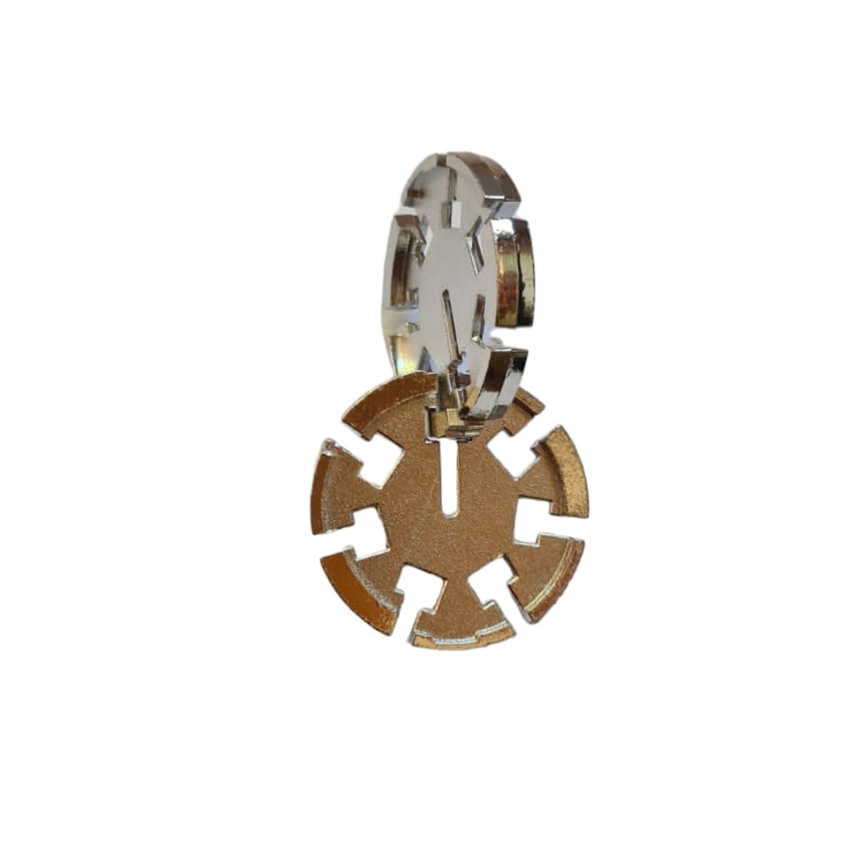 GENERICO - Rompecabezas de Metal “Disk”  Acertijo de Discos Rotatorios