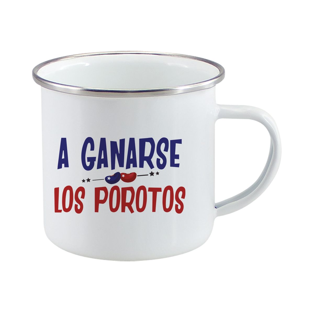 GENERICO - Tazón Enlozado con típicas frases chilenas