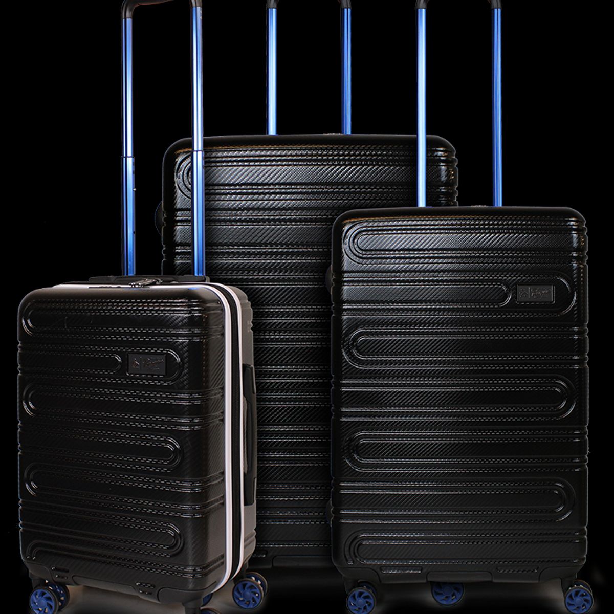 PENGUIN - Set de 3 maletas S+M+L Mallorca negra Penguin