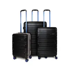 PENGUIN - Set de 3 maletas S+M+L Mallorca negra