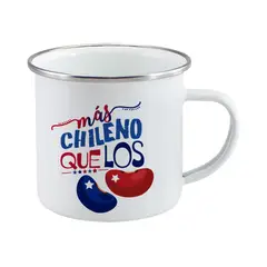 GENERICO - Tazón Enlozado y frases chilenas
