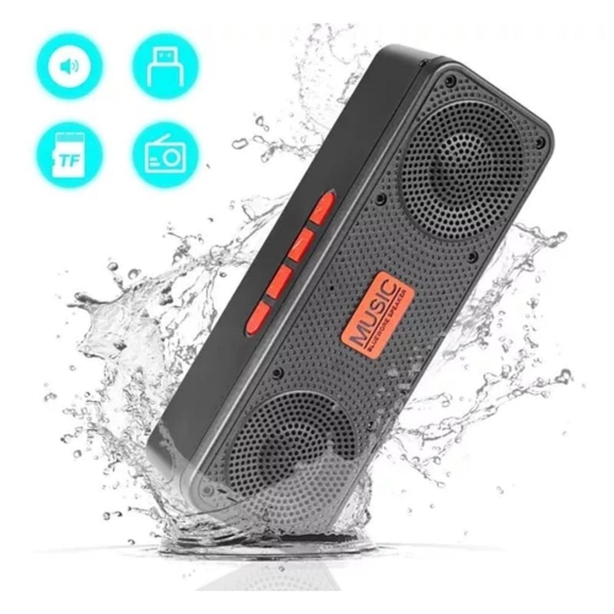 TATEE - Parlantes PortÃtil Bluetooth Altavoz inalámbrico S19