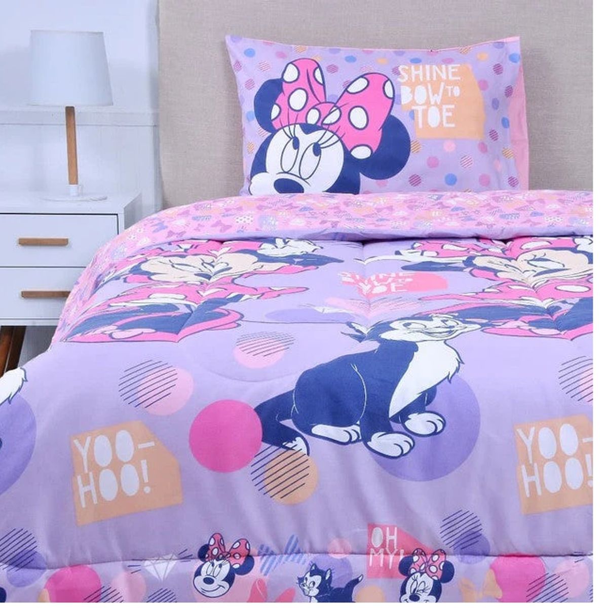 DISNEY - PLUMÓN 1.5 PLAZAS MICROFIBRA MINNIE SHINE