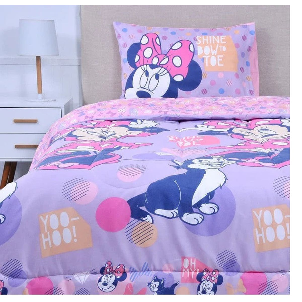 DISNEY - PLUMÓN 1.5 PLAZAS MICROFIBRA MINNIE SHINE