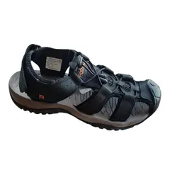 APOSTOL - SANDALIAS HOMBRE DE CUERO NEGRAS