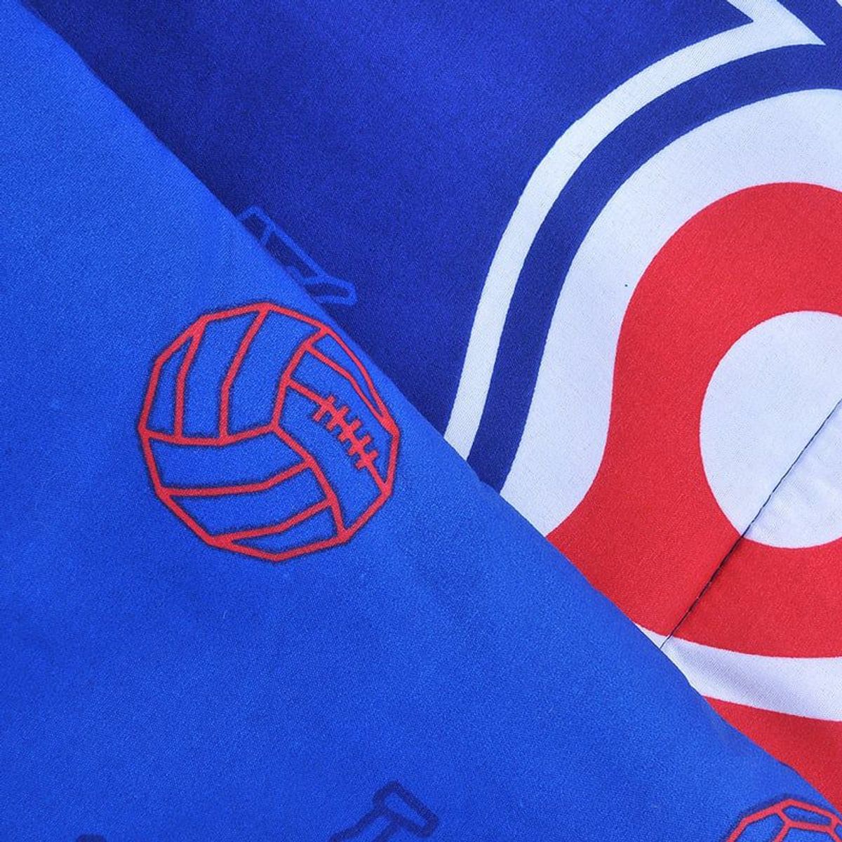 MASHINI - Cobertor Plumón Cubrecama Reversible 2 Plazas Universidad de chile