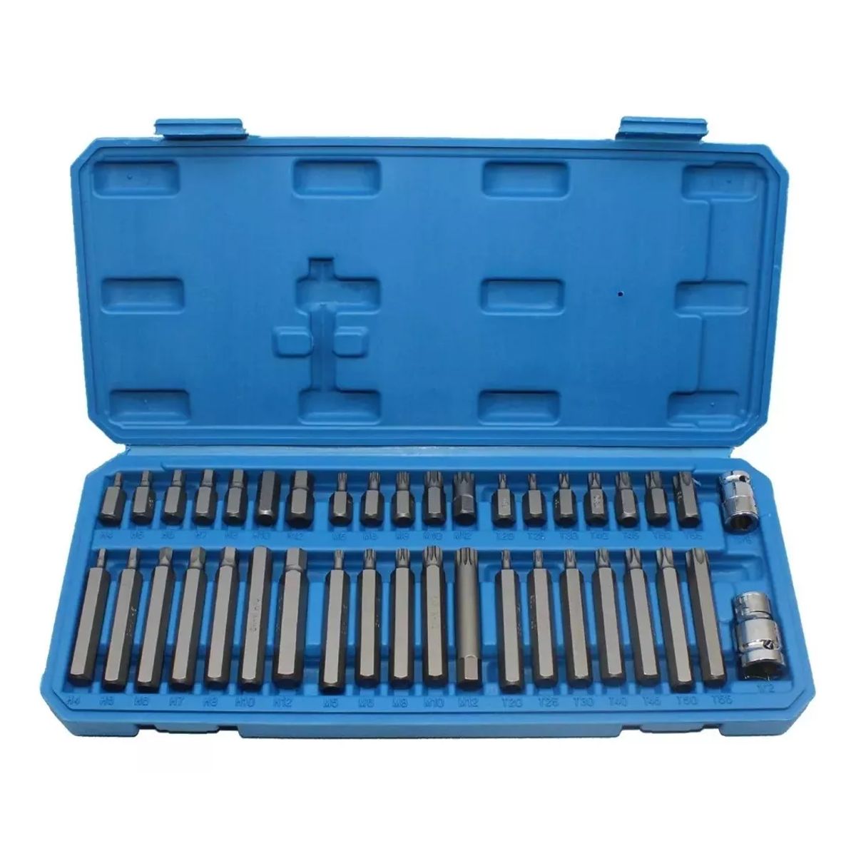 TATEE - Juego de Puntas de Acero Cortas y Largas Set de 40 Piezas