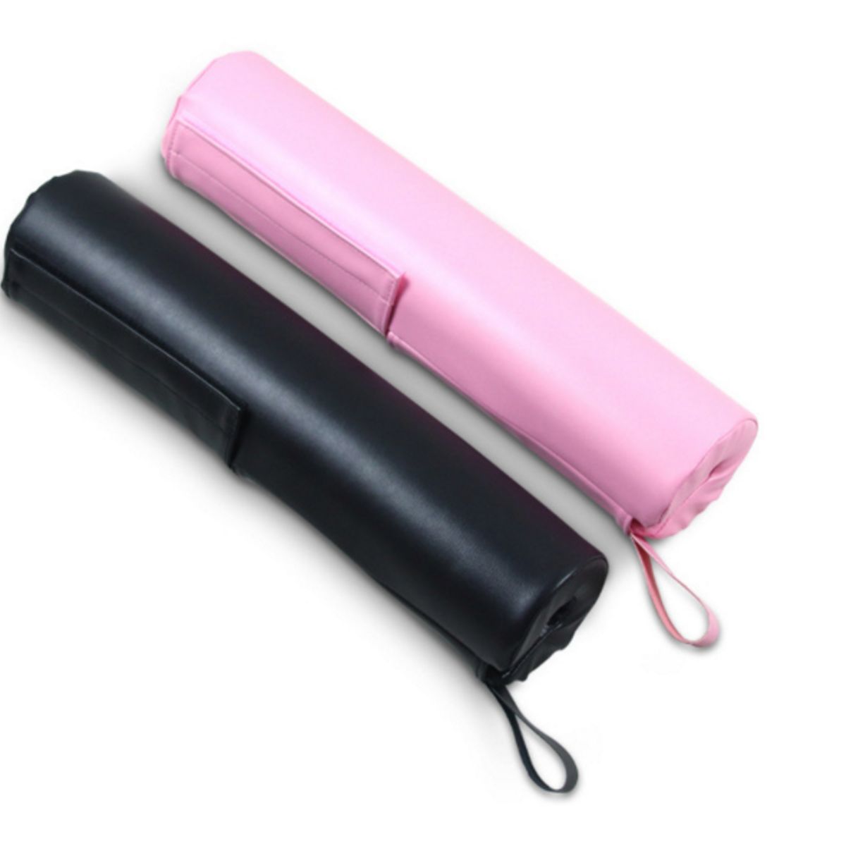 PLUSFIT - Almohadilla Barra Olimpica Velcro Doble Negro Plusfit