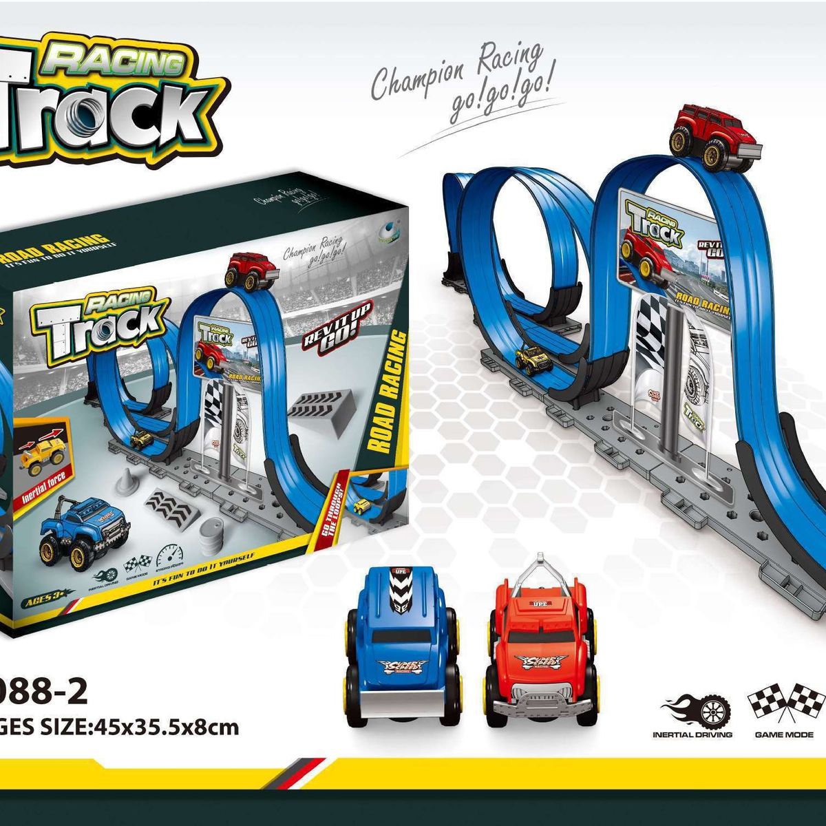 TATEE - juguetes Coche de juguete para Pista construir con car