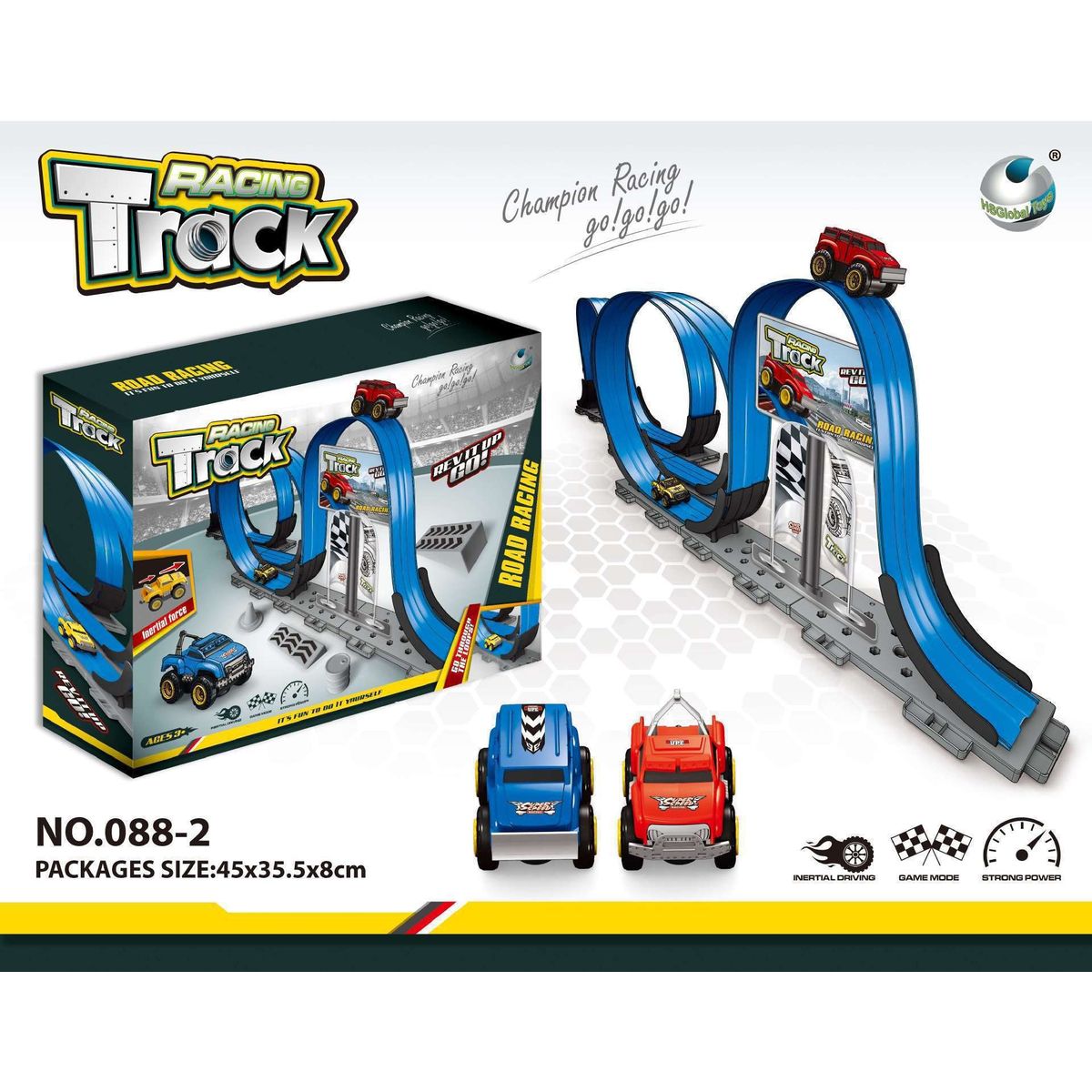 TATEE - juguetes Coche de juguete para Pista construir con car