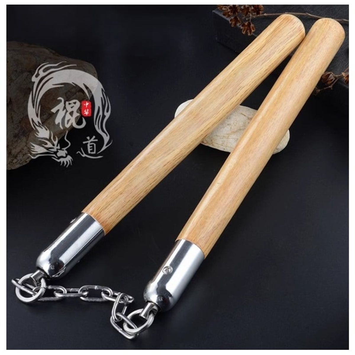 TATEE - Nunchakus De Madera Artes Marciales Prácticas