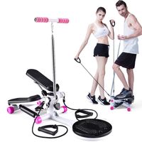 Mini eliptica Home Fitness multifuncional ajustable-rosa
