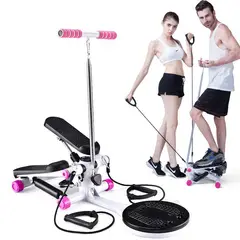 TATEE - Mini eliptica Home Fitness multifuncional ajustable-rosa