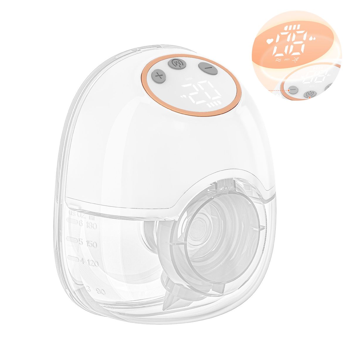 VIDITA - Extractor de Leche Portátil Manos libre Sacaleche Eléctrico