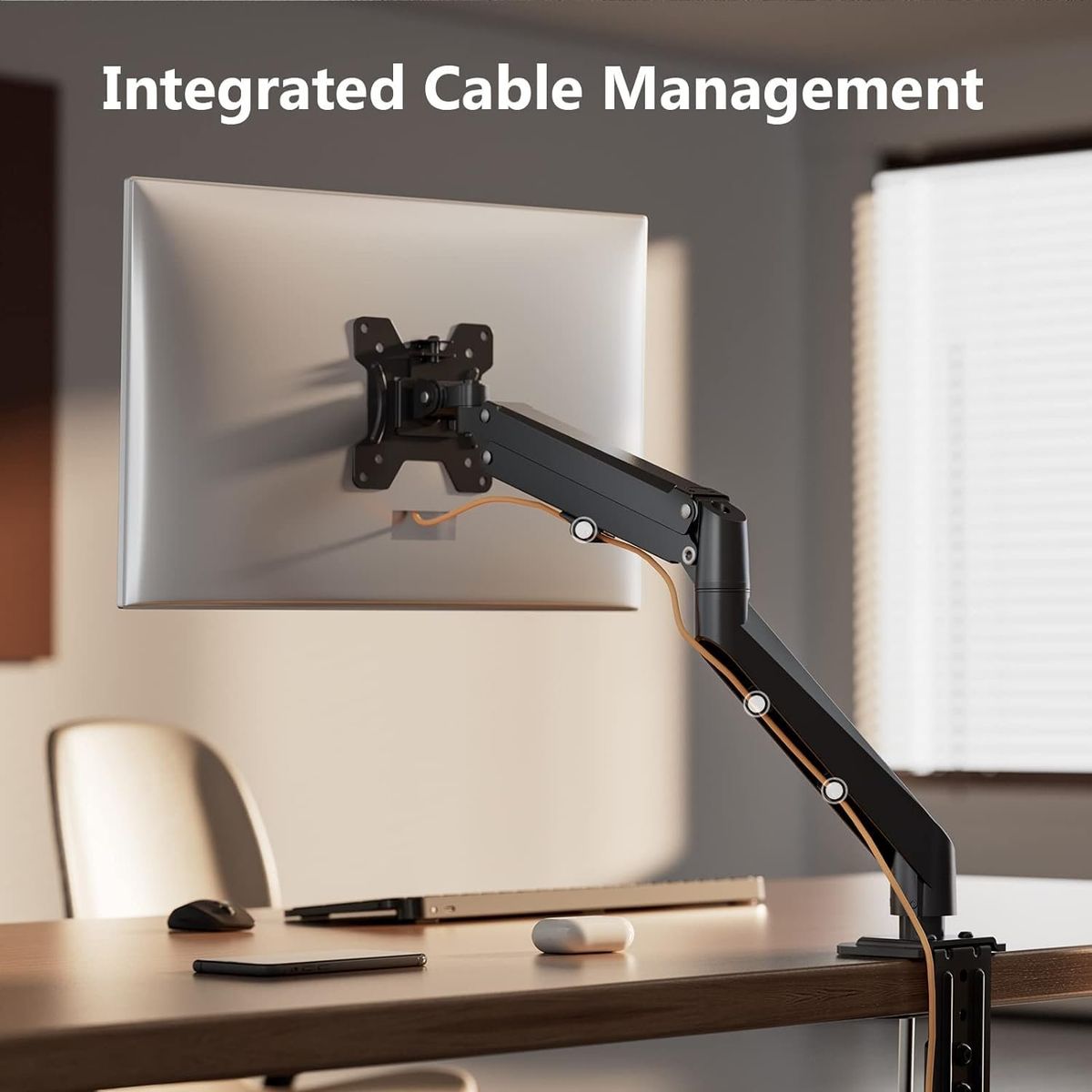 TATEE - Soporte para monitor Escritorio 17-32 Pulgadas Brazo Articulado