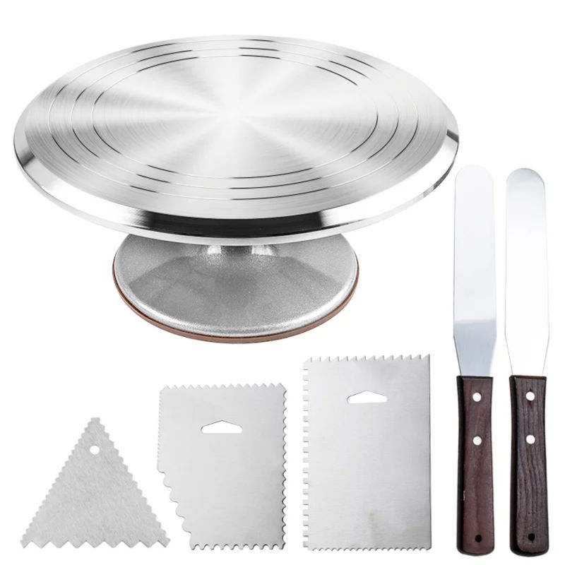 TATEE - Base Giratoria De Aluminio Para Decorar Tartas O Mermeladas