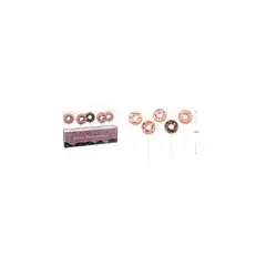 GENERICO - Velas De Unicronio Rosado 7cm 3pcs