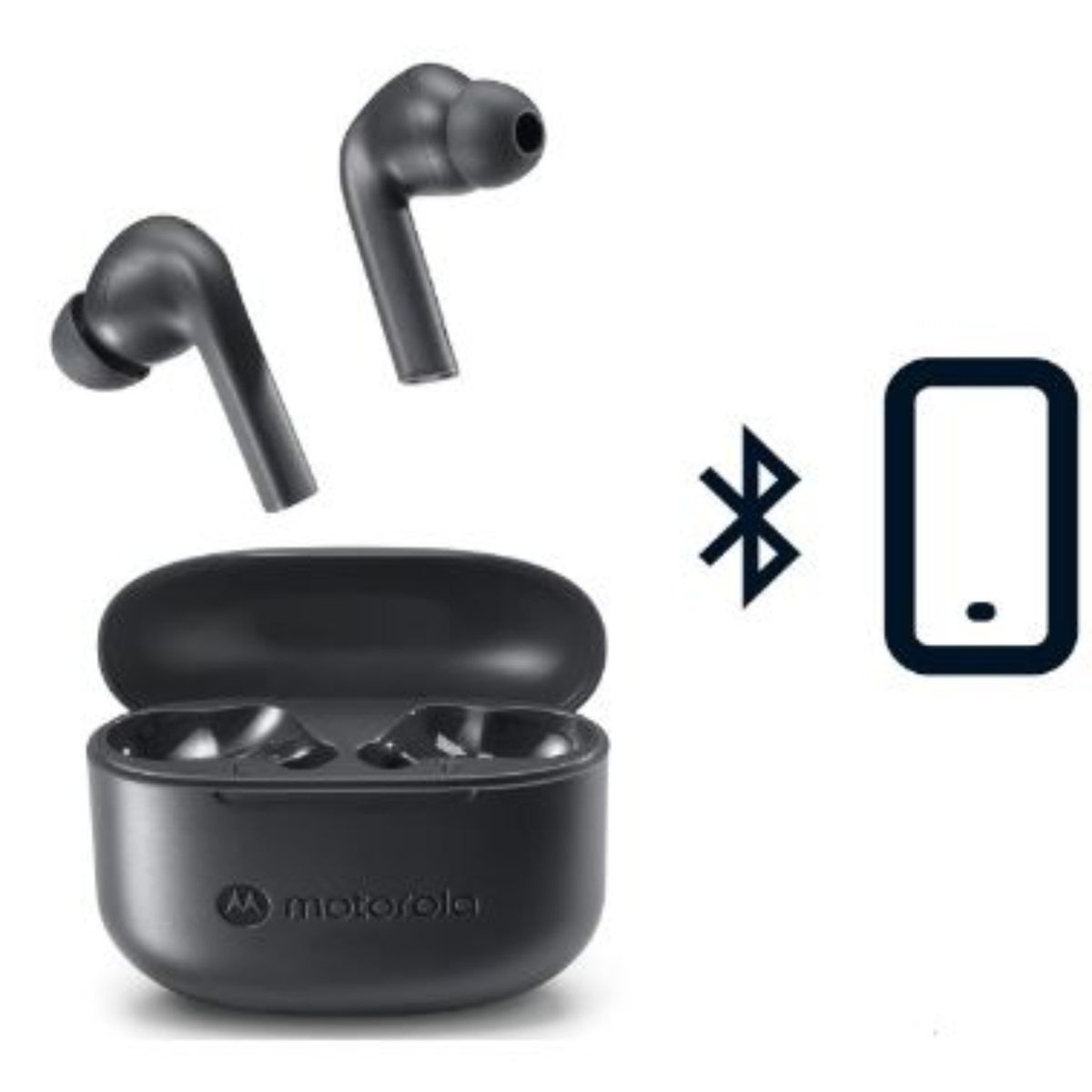 MOTOROLA - AUDIFONOS BLUETOOTH TWS MOTOROLA MOD MOTO BUDS 065 NEGRO_