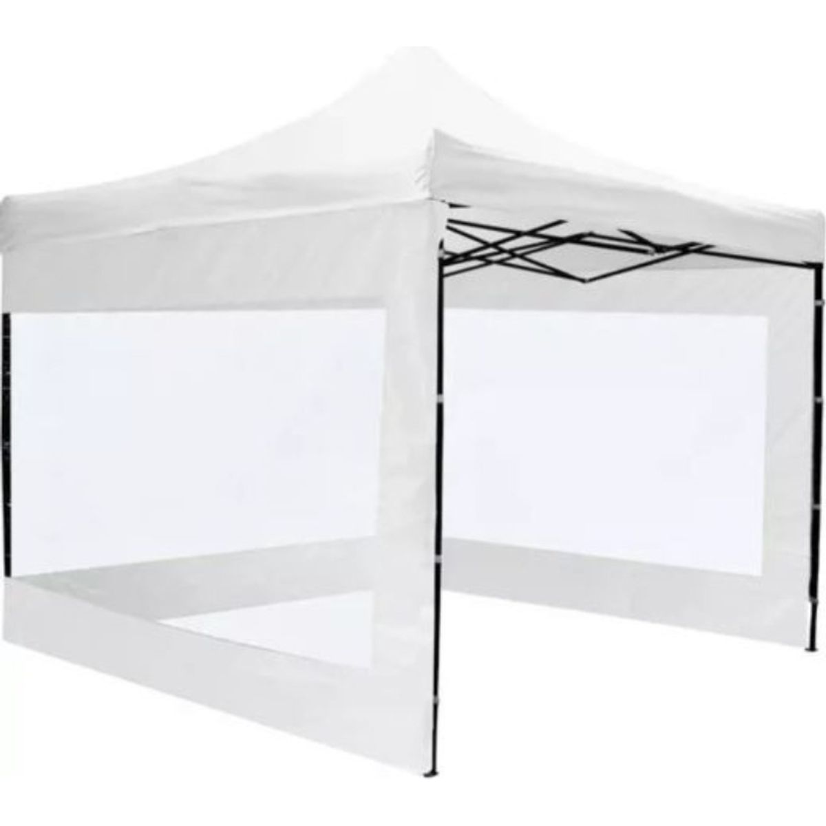 U BUY - Lona Lateral Pared Impermeable Transparente Toldo 3x3Blanco